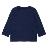 Dsquared2 Kids T-Shirt Maniche Lunghe Blu con Logo per Neonati