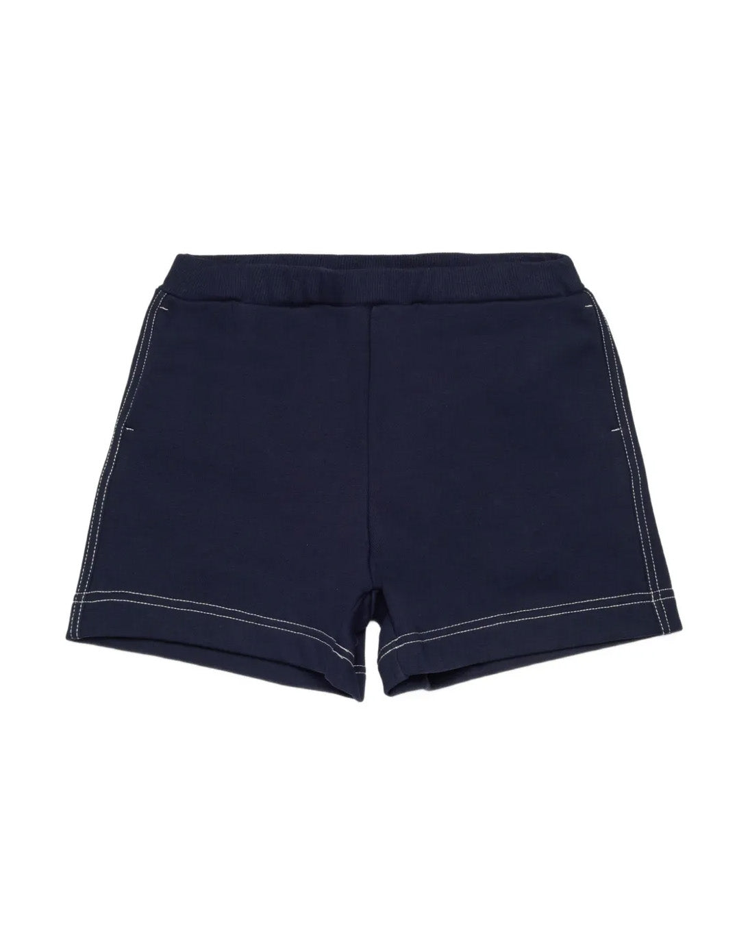Max & Co Short Blu con Logo per Bambine