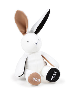 Boss Kids Peluche Coniglietto  Bianco per Neonati