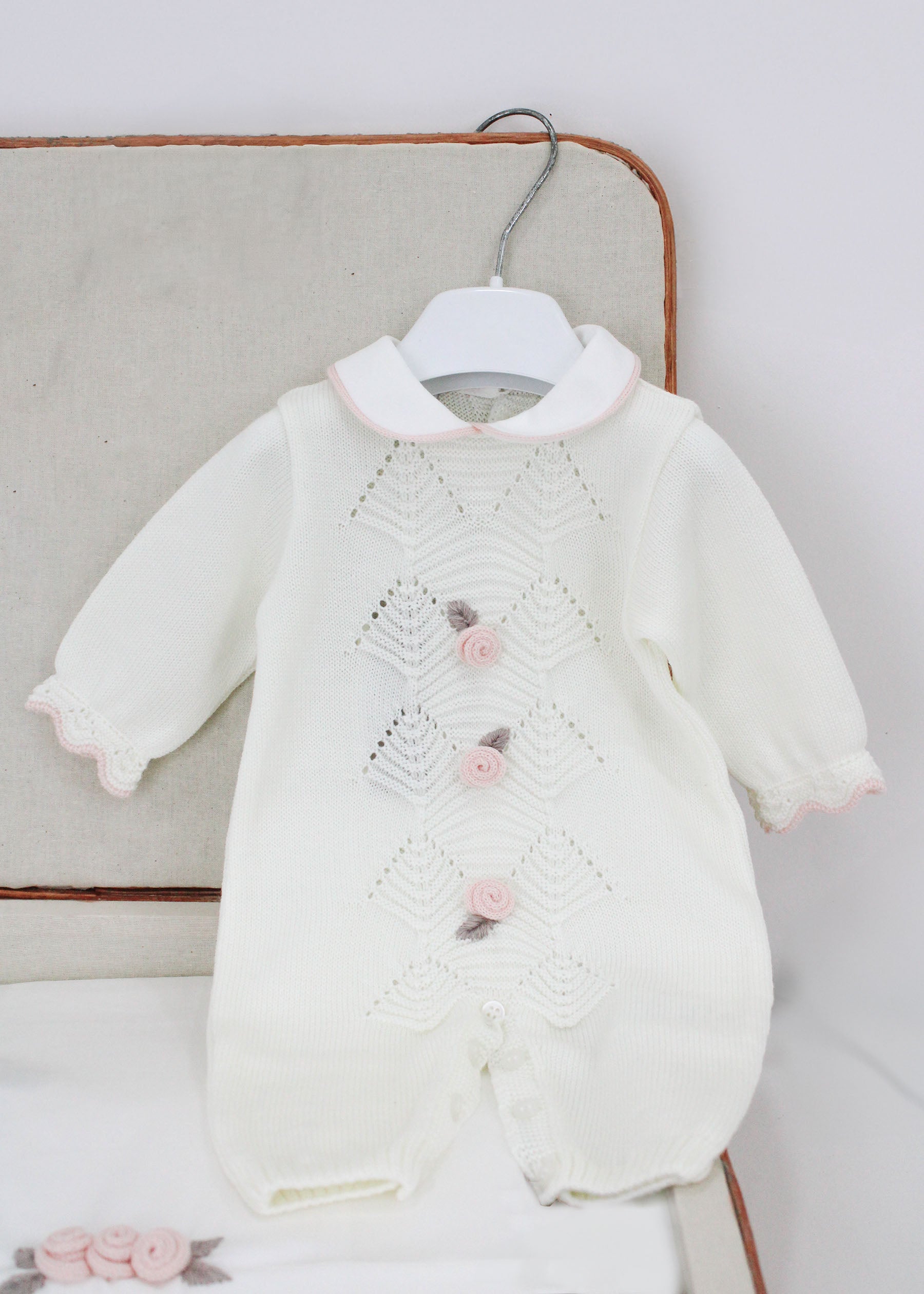 Marlù Tutina Vaniglia/Rosa Pesca per Neonate