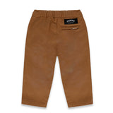 Iceberg Kids Pantalone Sabbia con Logo Ricamato per Neonati