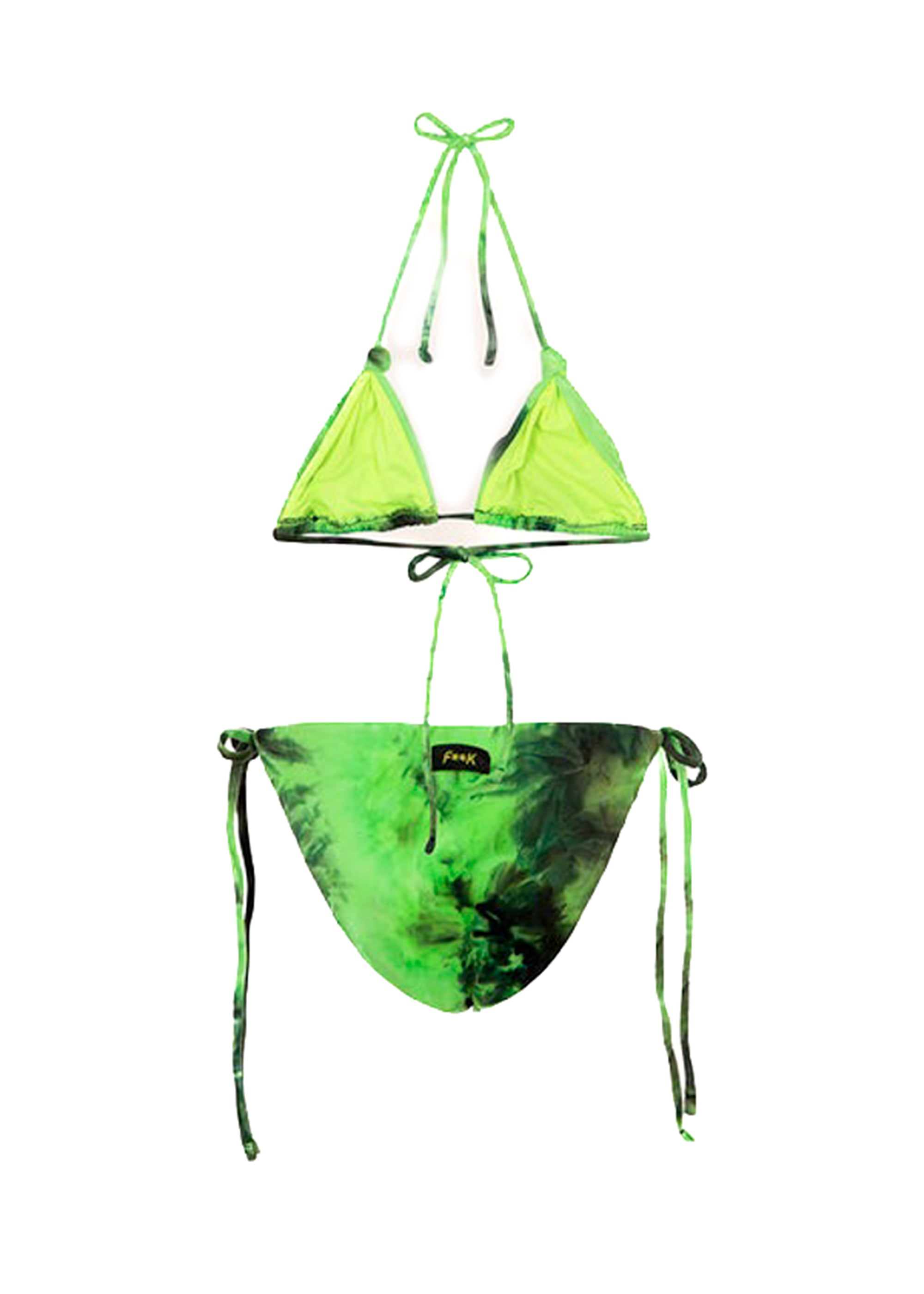 EffeK Costume Bikini Fantasia Verde per Bambine