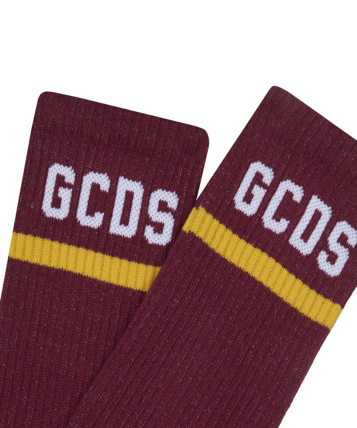 Gcds Kids Calzini Ruggine e Giallo Unisex