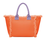 F**K Kids Maxi Orange and Purple Bag for Girls