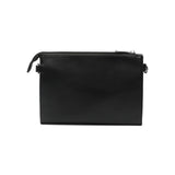 Msgm Kids Borsa Nera con Logo Goffrato