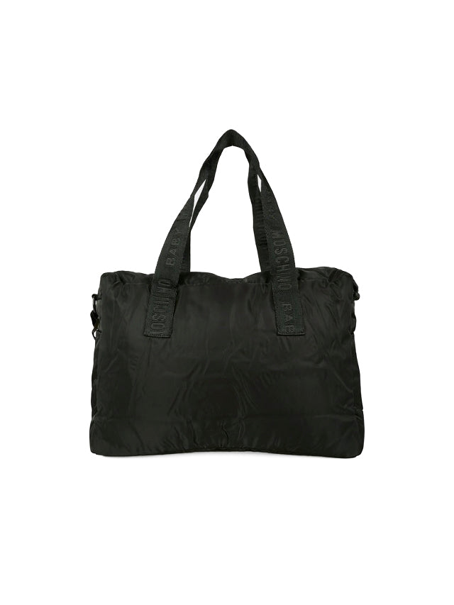 Moschino Kids Borsa Mamma Nera con Fasciatoio