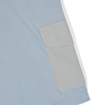 C.P. Company Kids T-shirt Blu Acciaio con Applicazione Tasche per Bambini (dettaglio)