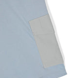 C.P. Company Kids T-shirt Blu Acciaio con Applicazione Tasche per Bambini (dettaglio)