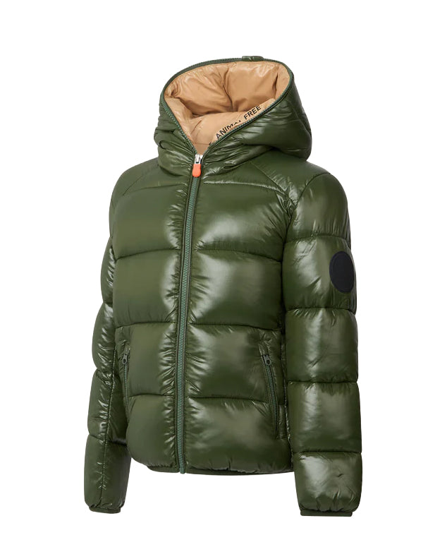 Save The Duck Kids Piumino Imbottito Verde per Bambini