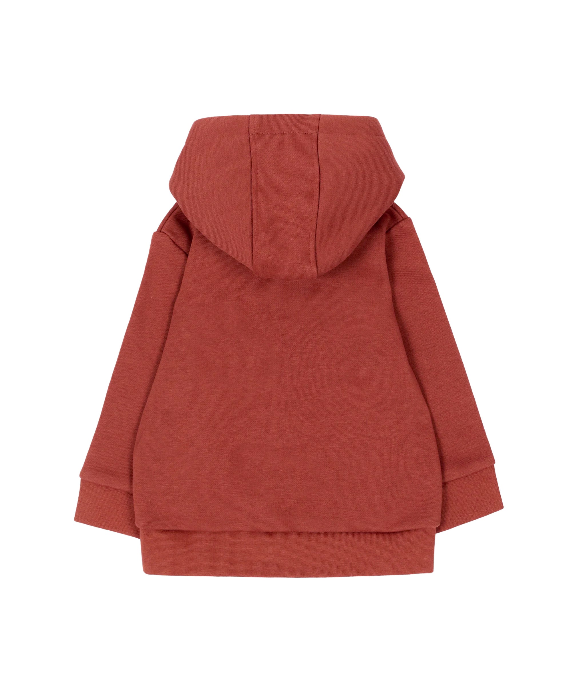 BOSS Kids Felpa Rossa con Cappuccio e Stampa Grafica con Logo per Bambini
