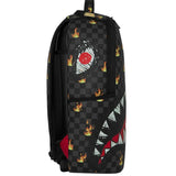 Sprayground Kids Zaino Nero Fantasia Fuoco Multicolor Unisex
