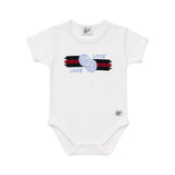 Gabriella Gucci Kids Body Bianco con Stampa Love per Neonati