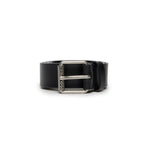 Dsquared2 Kids Cintura Nera con Fibbia Logata per Bambini
