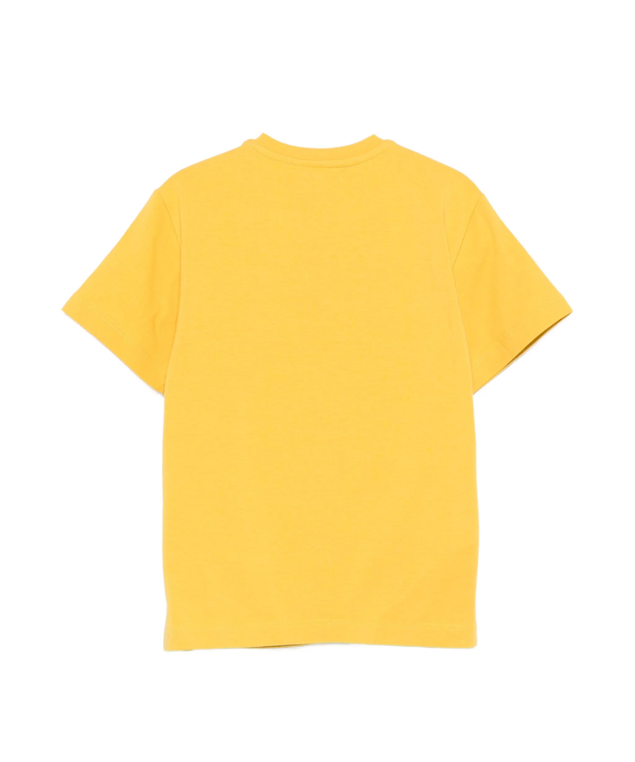 Elisabetta Franchi La Mia Bambina T-shirt Sun con Logo Effetto Metallico Oro per Neonate