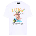 Barrow Kids T-Shirt Off-White con Stampa Unisex