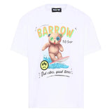 Barrow Kids T-Shirt Off-White con Stampa Unisex