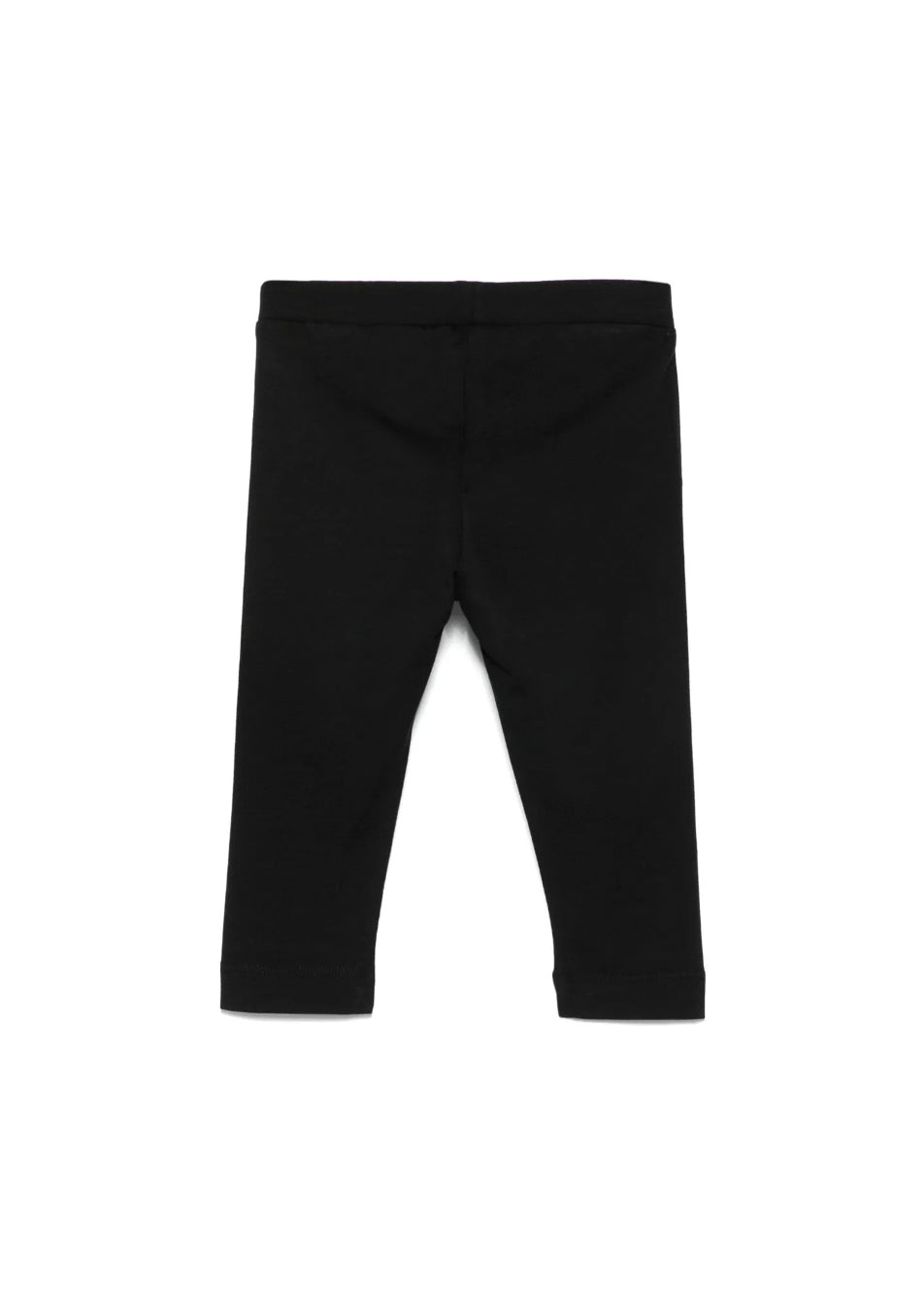 Moschino Kids Leggings Neri con Teddy per Neonate