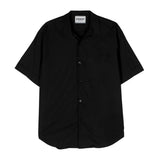 Iceberg Kids Camicia Nera Con Logo per Bambini (fronte)