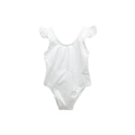 4GIVENESS Costume Monokini Bianco con Ruches per Neonate