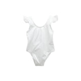 4GIVENESS Costume Monokini Bianco con Ruches per Neonate