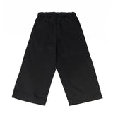 Msgm Kids Pantalone Nero Classico per Bambino
