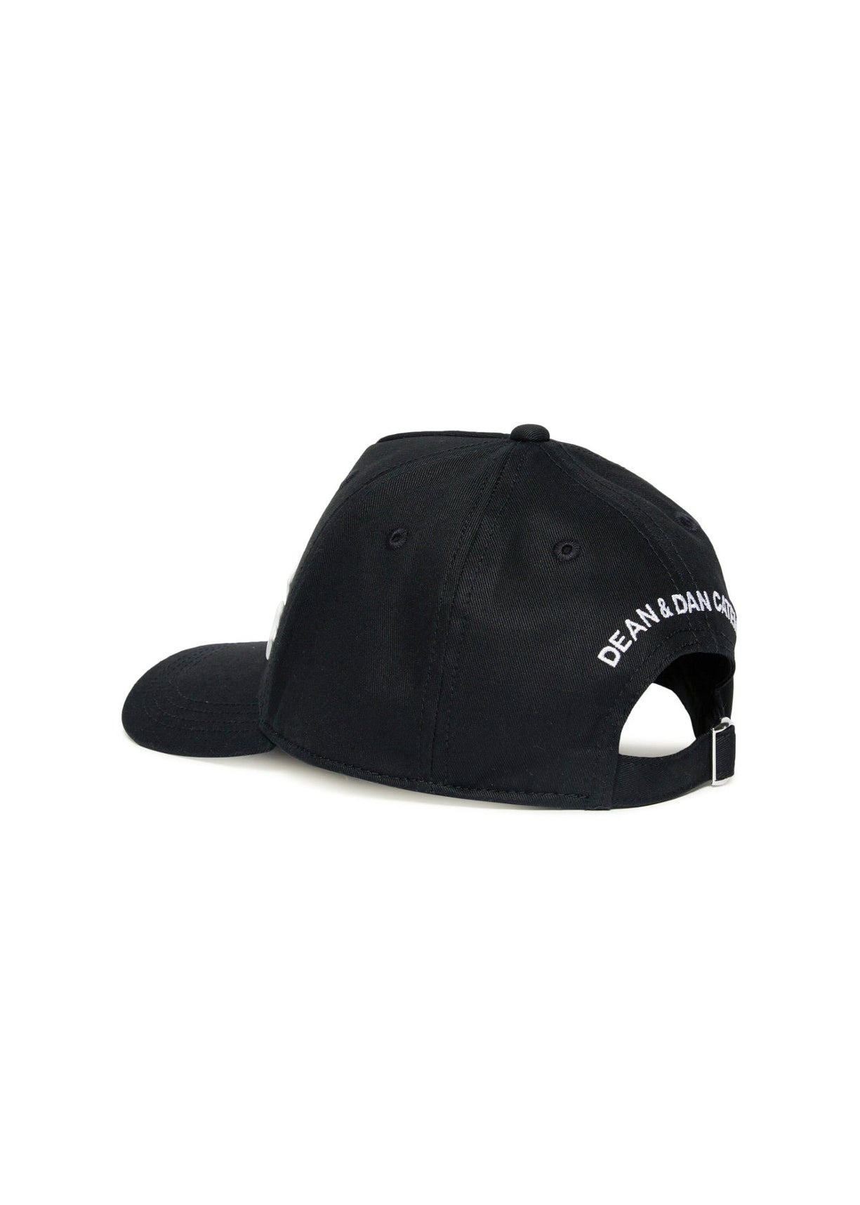 Dsquared2 Kids Cappello Nero con Stampa ICON per Bambini (retro)