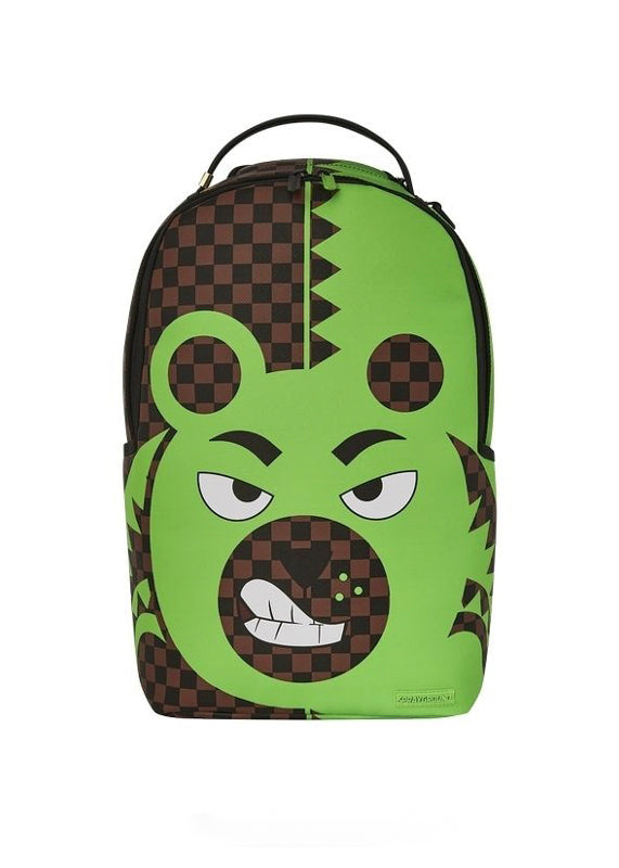 Sprayground Kids Zaino Green Bear Face