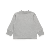 Diesel Kids Crewneck Sweatshirt Grey Hip Pack for Newborns