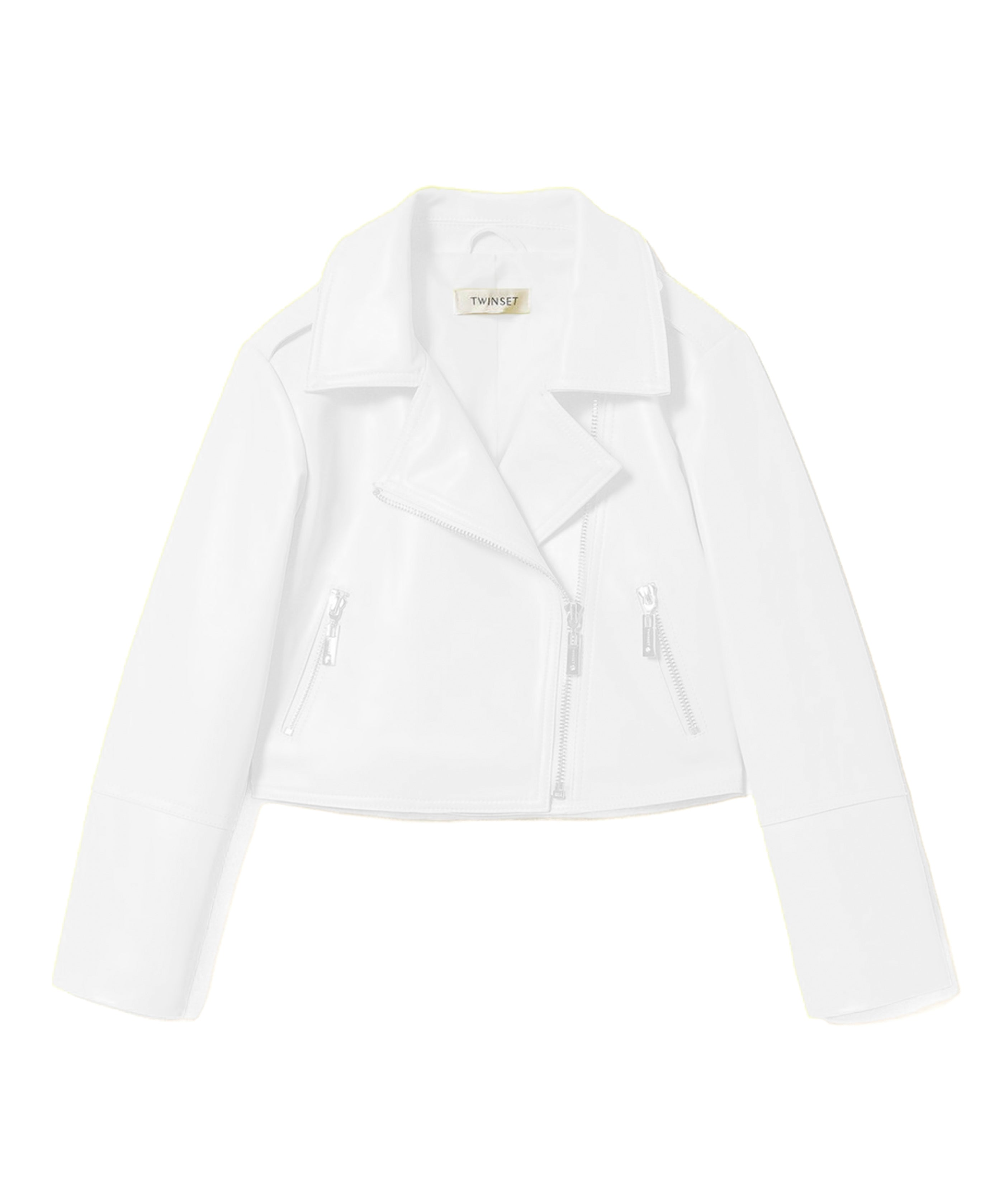 Twinset Kids Chiodo Bianco per Bambine
