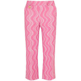 Pinko Kids Pantaloni Rosa Effetto Moiré