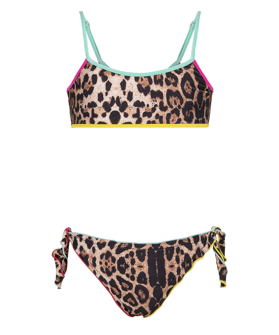 F**K Kids Costume a Fascia Fantasia Leopardato per Bambine