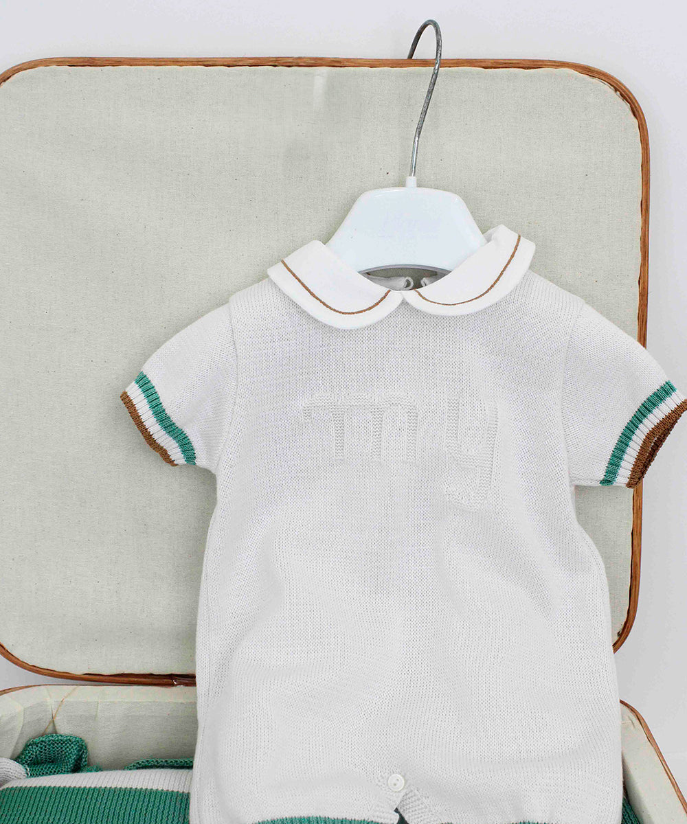Marlù Pagliaccetto Bianco per Neonati (fronte)