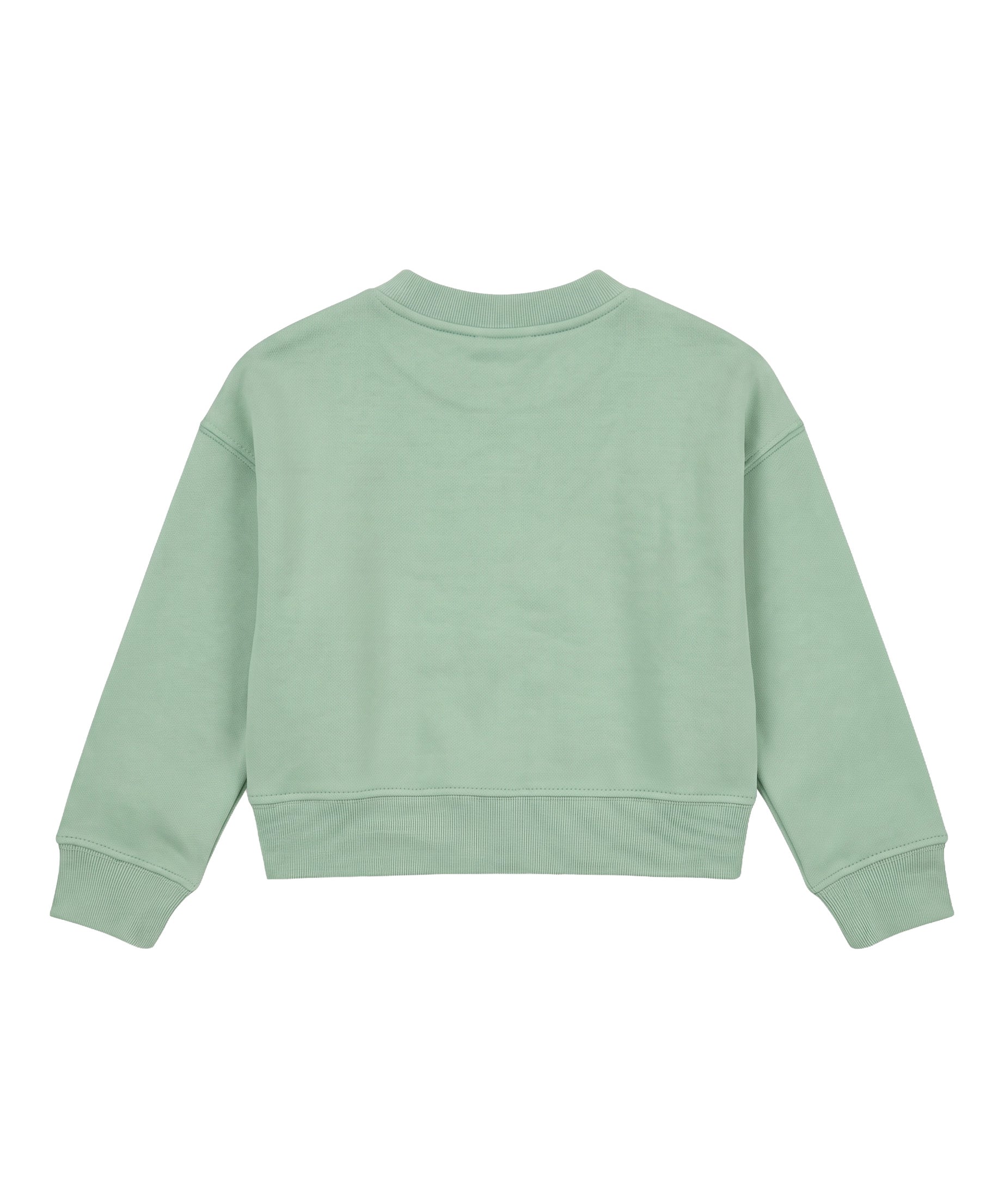 Palm Angels Kids Girocollo Verde Chiaro con Stampa Teddy Spray per Neonati