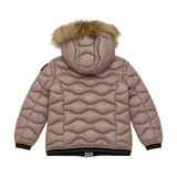 Blauer Kids Piumino con Cappuccio Malva per Bambine