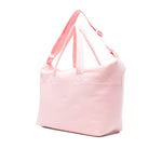 Moschino Kids Borsa Mamma+Fasciatoio Rosa con Logo Teddy Bear