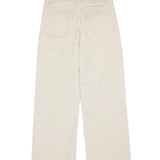 Max & Co Kids Jeans Flare Crema Taglio Vivo per Bambine