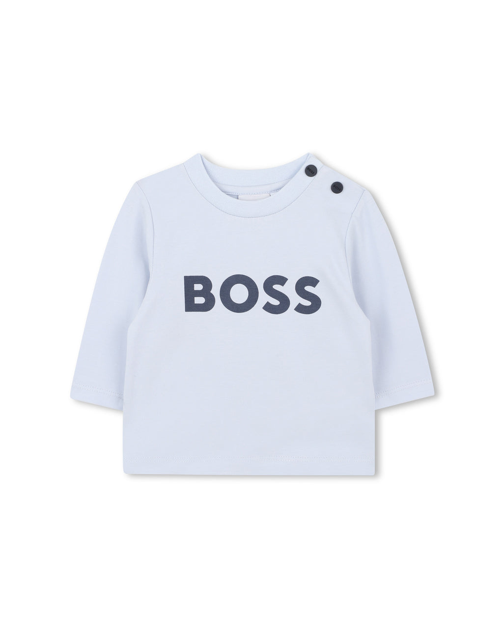 Boss Kids Salopette a Costine + T-shirt Navy per Neonati
