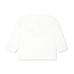 Moschino Kids Blusa Panna con Stampa Logo Teddy Bear per Neonati (retro)