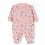 Moschino Kids Tutina Rosa con Stampa Grafica Teddy Bear All-over
