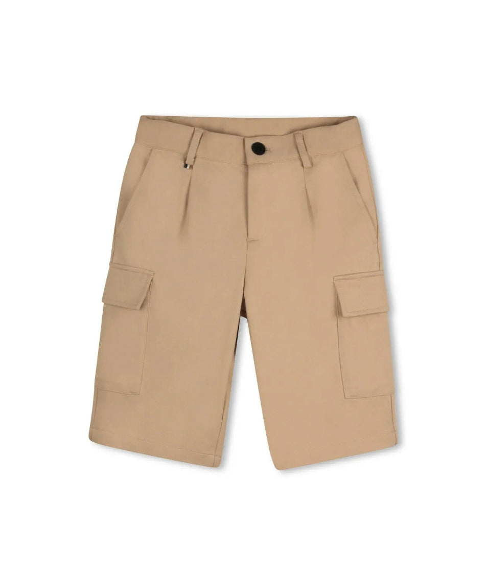 Boss Kids Bermuda Beige con Tasconi per Bambini
