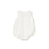 Elisabetta Franchi My Little Girl Cream Romper for Newborns