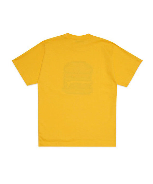 N°21 Kids T-shirt con Stampa Hamburger Gialla