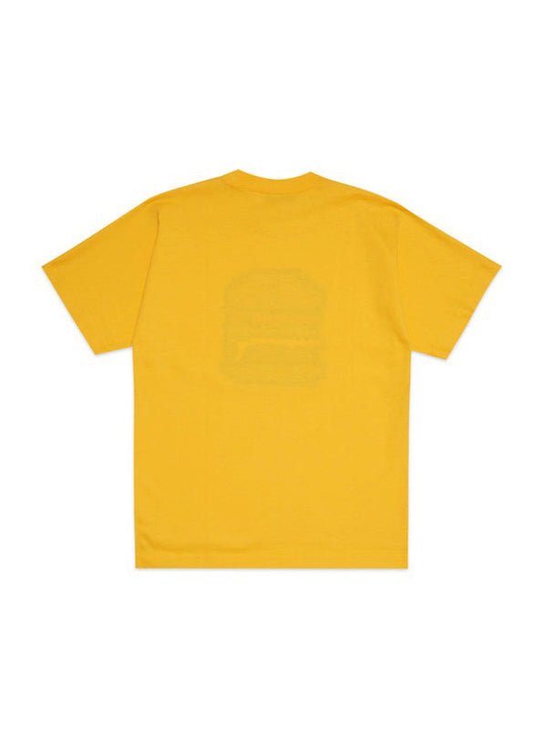 N°21 Kids T-shirt con Stampa Hamburger Gialla