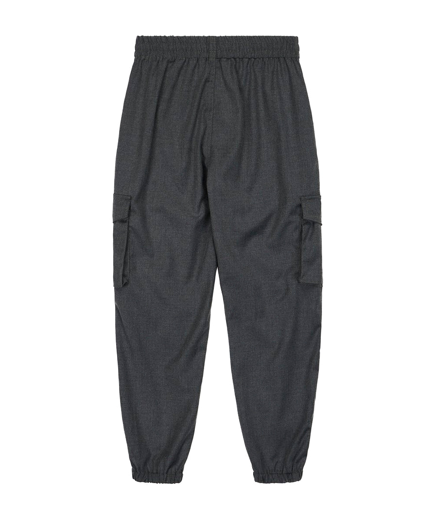 Iceberg Kids Pantaloni Cargo Piombo per Bambini (retro)