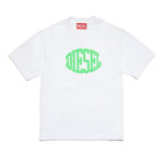 Diesel Kids T-shirt Bianca Puffy Print per Bambini