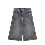 Patrizia Pepe Bermuda Denim Scuro per Bambine