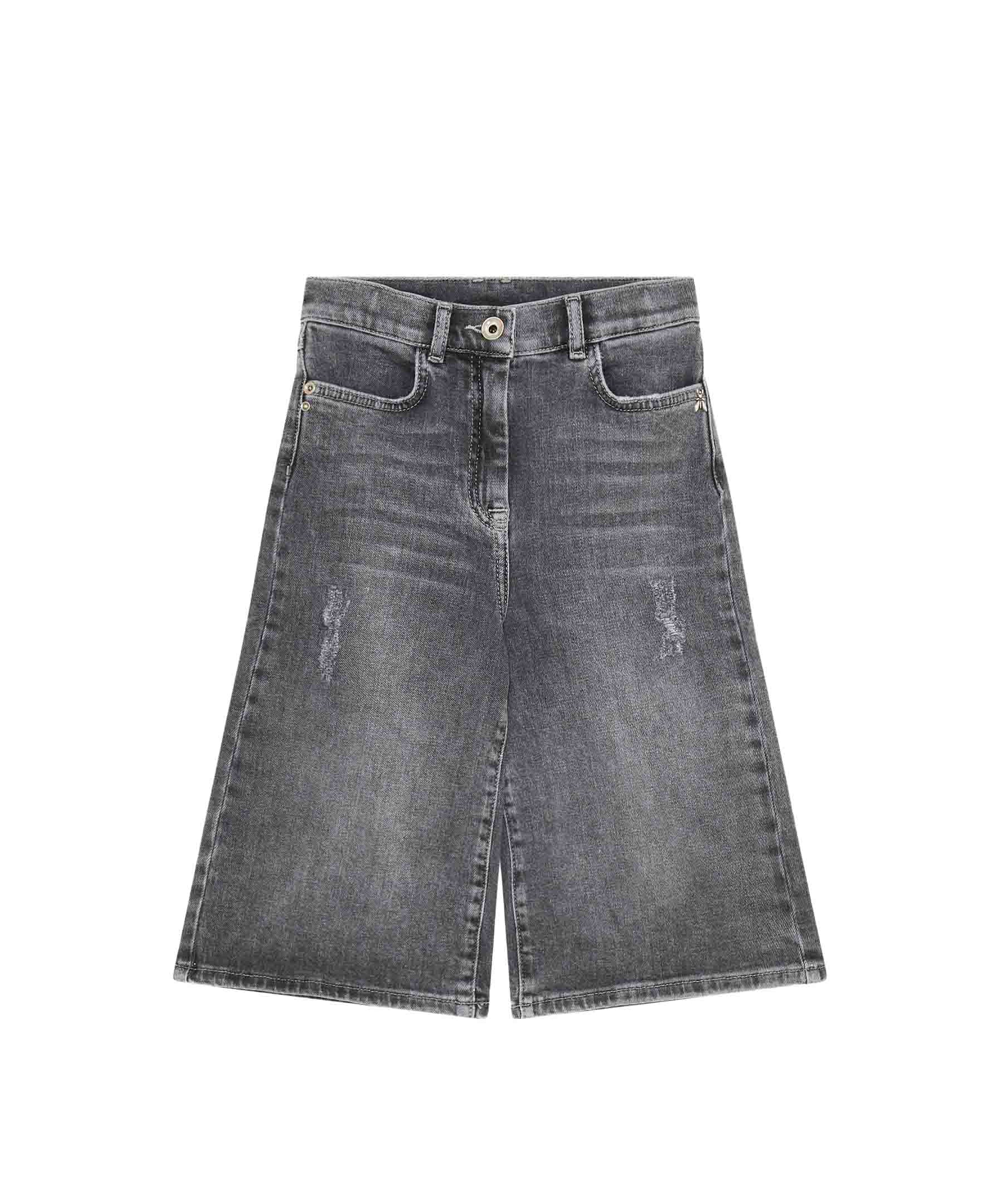 Patrizia Pepe Bermuda Denim Scuro per Bambine