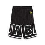 Barrow Kids Bermuda Nero Basket con Logo per Bambini