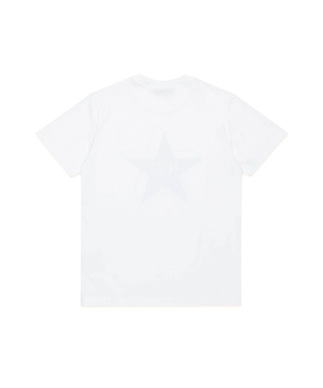 N°21 Kids T-shirt Bianca con Stampa Star per Bambini (retro)