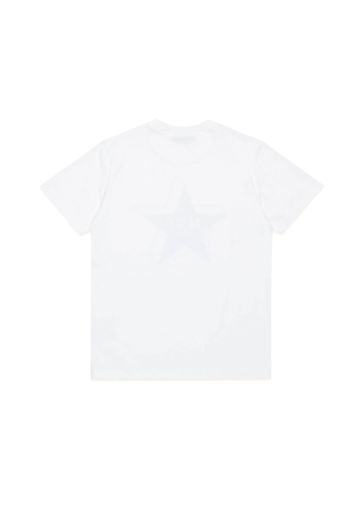 N°21 Kids T-shirt Bianca con Stampa Star per Bambini (retro)